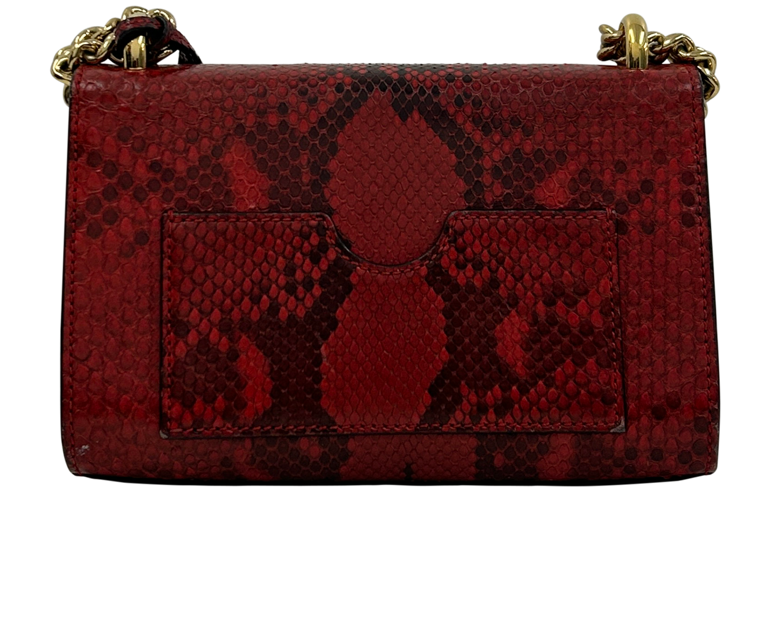 Padlock, 650&euro;, Bolso, Rojo, Animal - Pitón, Vista trasera