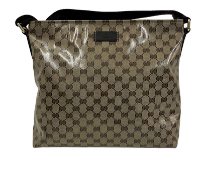 Messenger GG Cristal, 420&euro;, Bolso, Beige/Marrón, Plástico - General, Vista frontal