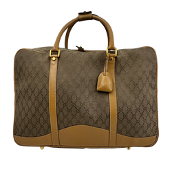 Weekender Vintage,Canvas,GG,Beige,010615,1*