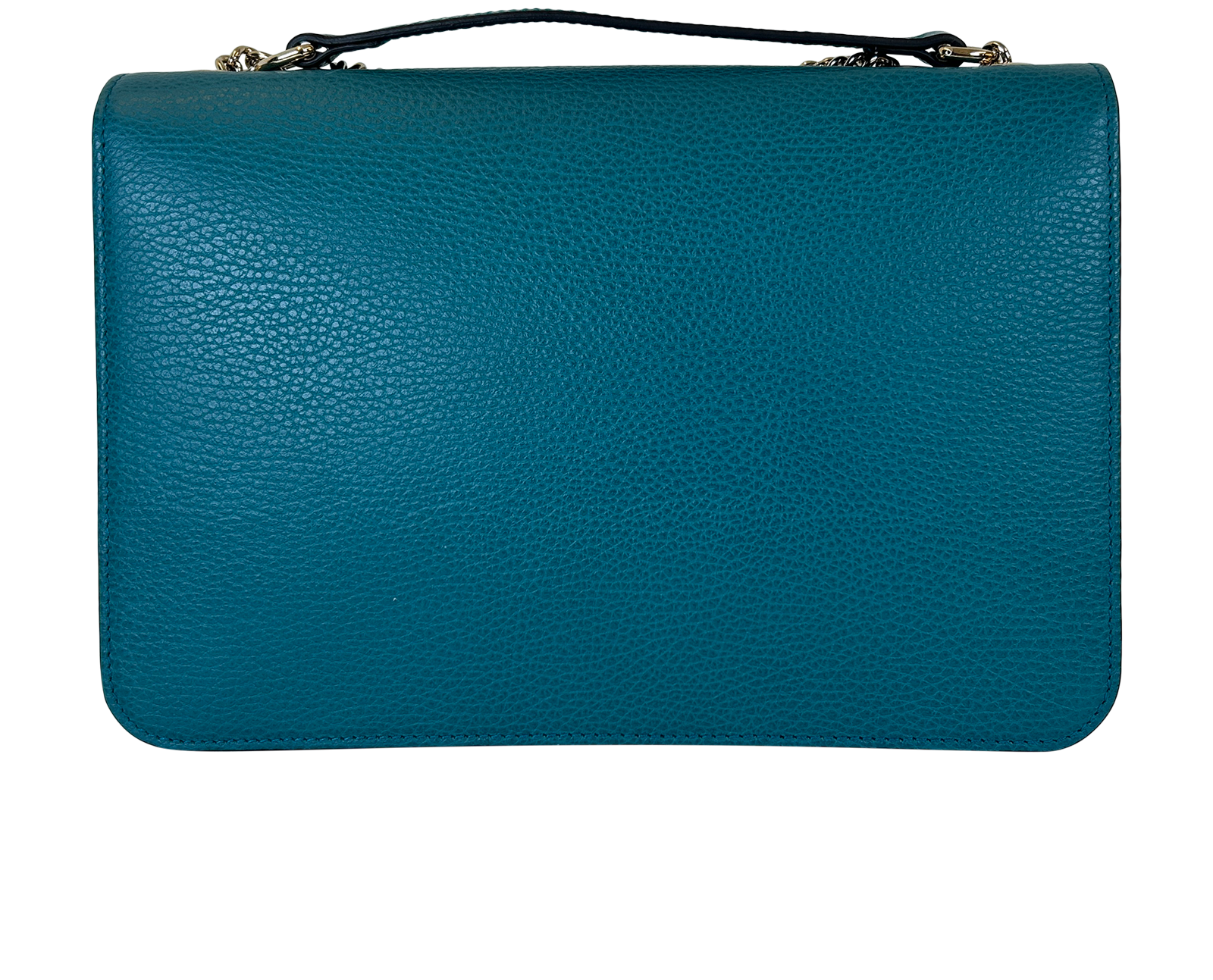 Bandolera Interlocking, 790&euro;, Bolso, Azul, Animal - Piel, Vista trasera