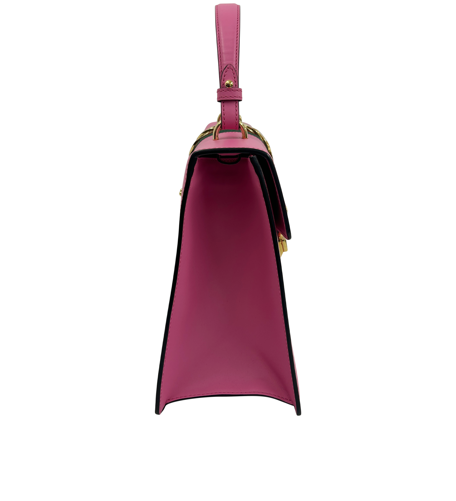 Sylvie, 990&euro;, Bolso, Rosa, Animal - Piel, Vista lateral