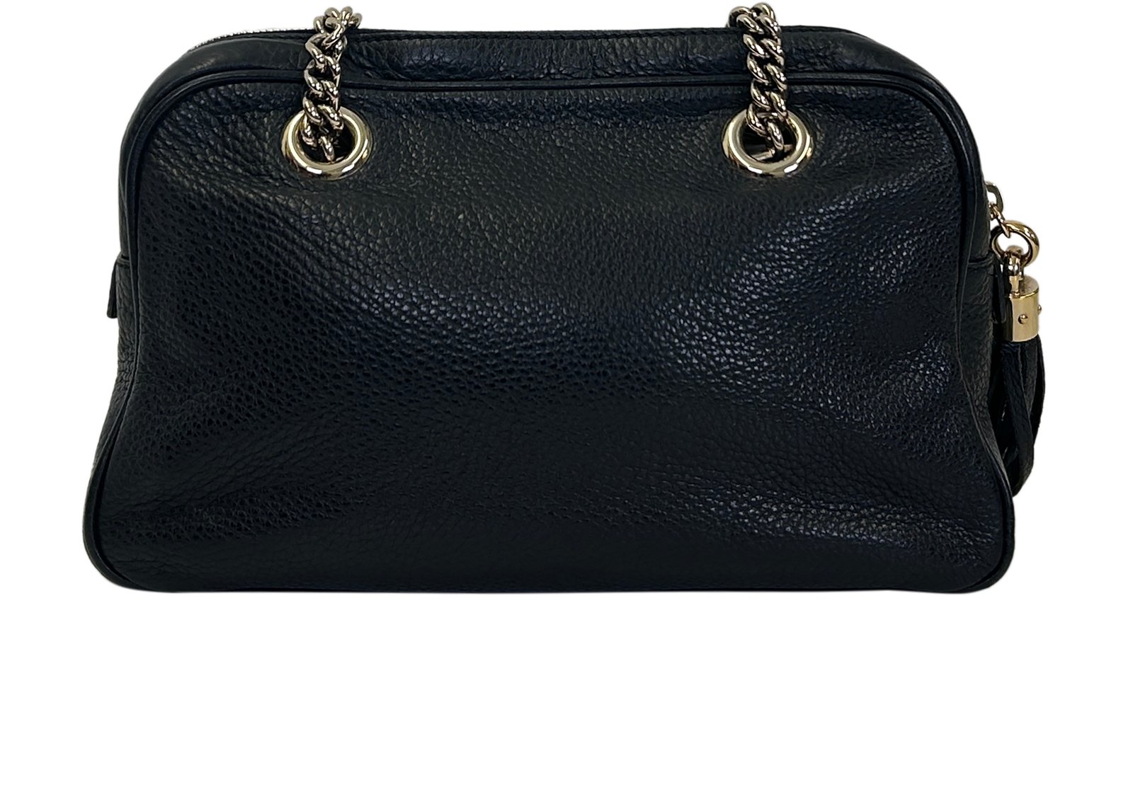 Soho Disco Al Hombro, 560&euro;, Bolso, Negro, Animal - Piel, Vista trasera