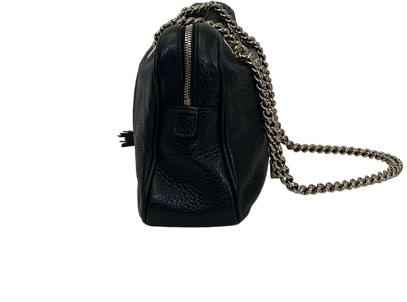 Soho Disco Al Hombro, 560&euro;, Bolso, Negro, Animal - Piel, Vista inferior