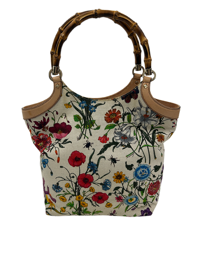 Hobo Bamboo Flora, 780&euro;, Bolso, Beige/Naranja/Verde, Tejido - General, Vista frontal