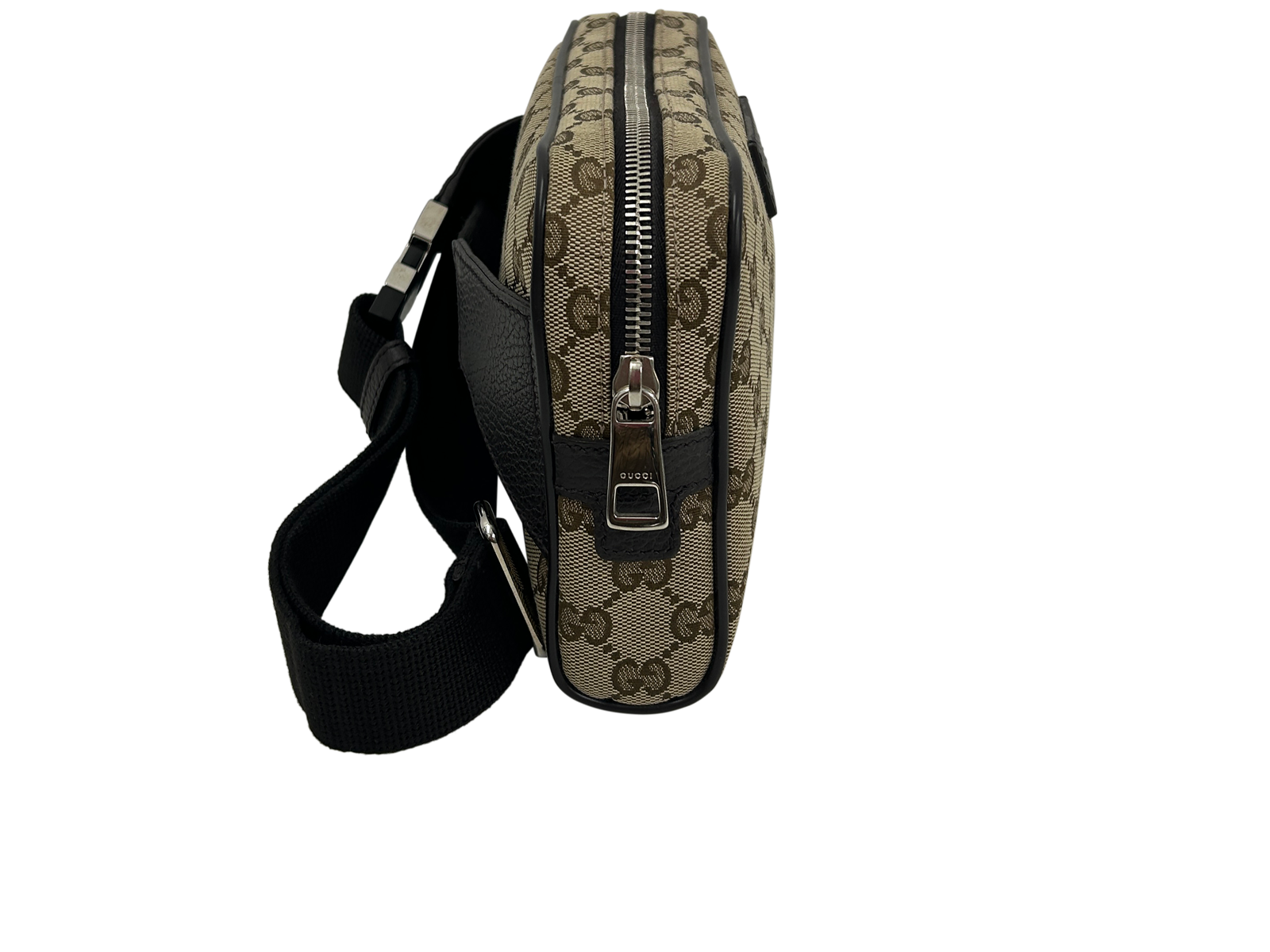 Riñonera Tejido, 460&euro;, Bolso, Marrón, Tejido - General, Vista lateral