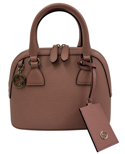 Dome Mini, 590&euro;, Bolso, Rosa, Animal - Piel, Vista frontal