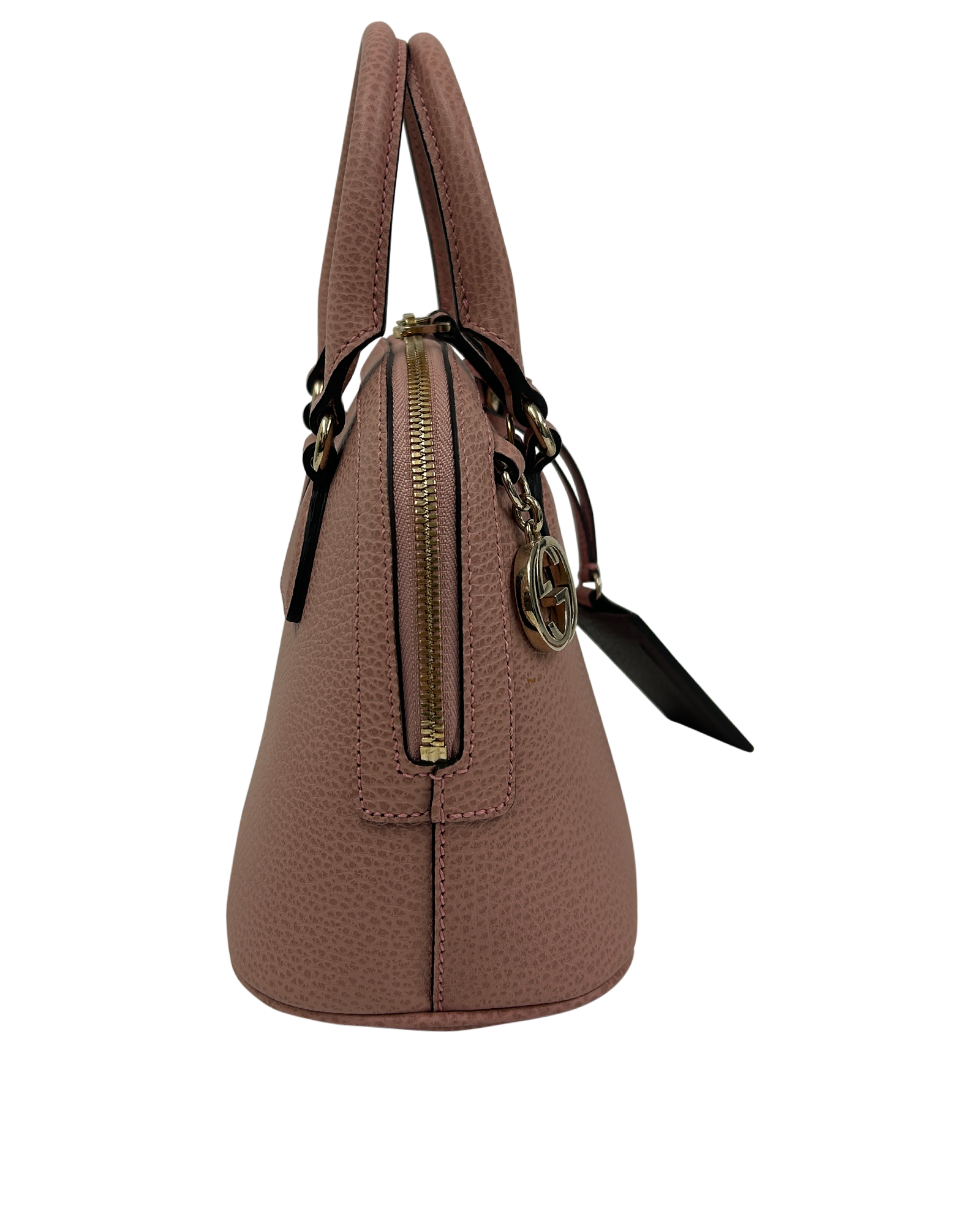 Dome Mini, 590&euro;, Bolso, Rosa, Animal - Piel, Vista lateral