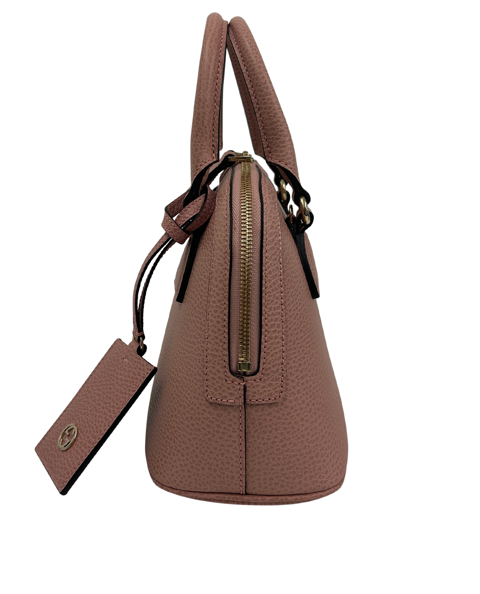 Dome Mini, 590&euro;, Bolso, Rosa, Animal - Piel, Vista inferior