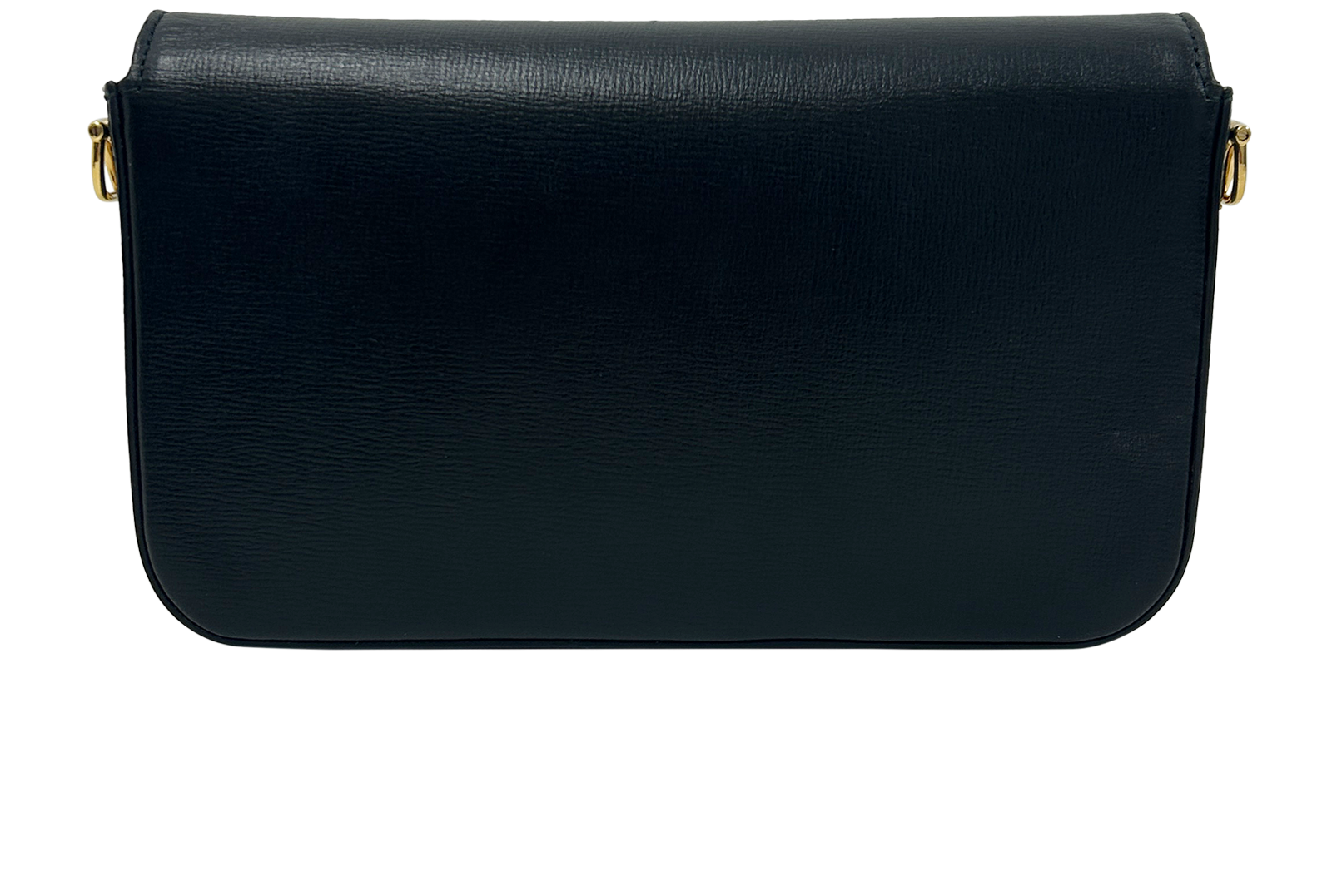 Horsebit, 1.600&euro;, Bolso, Negro, Animal - Piel, Vista trasera