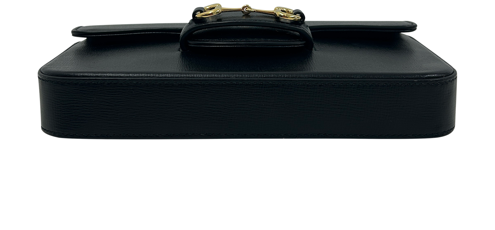 Horsebit, 1.600&euro;, Bolso, Negro, Animal - Piel, Vista superior