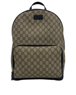 Mochila, Canvas, GG, Beige, 406370,2*