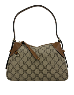 Emblem Small con Correa,Canvas,Beige/Marrón,815218,DB,Crds,BX,5*