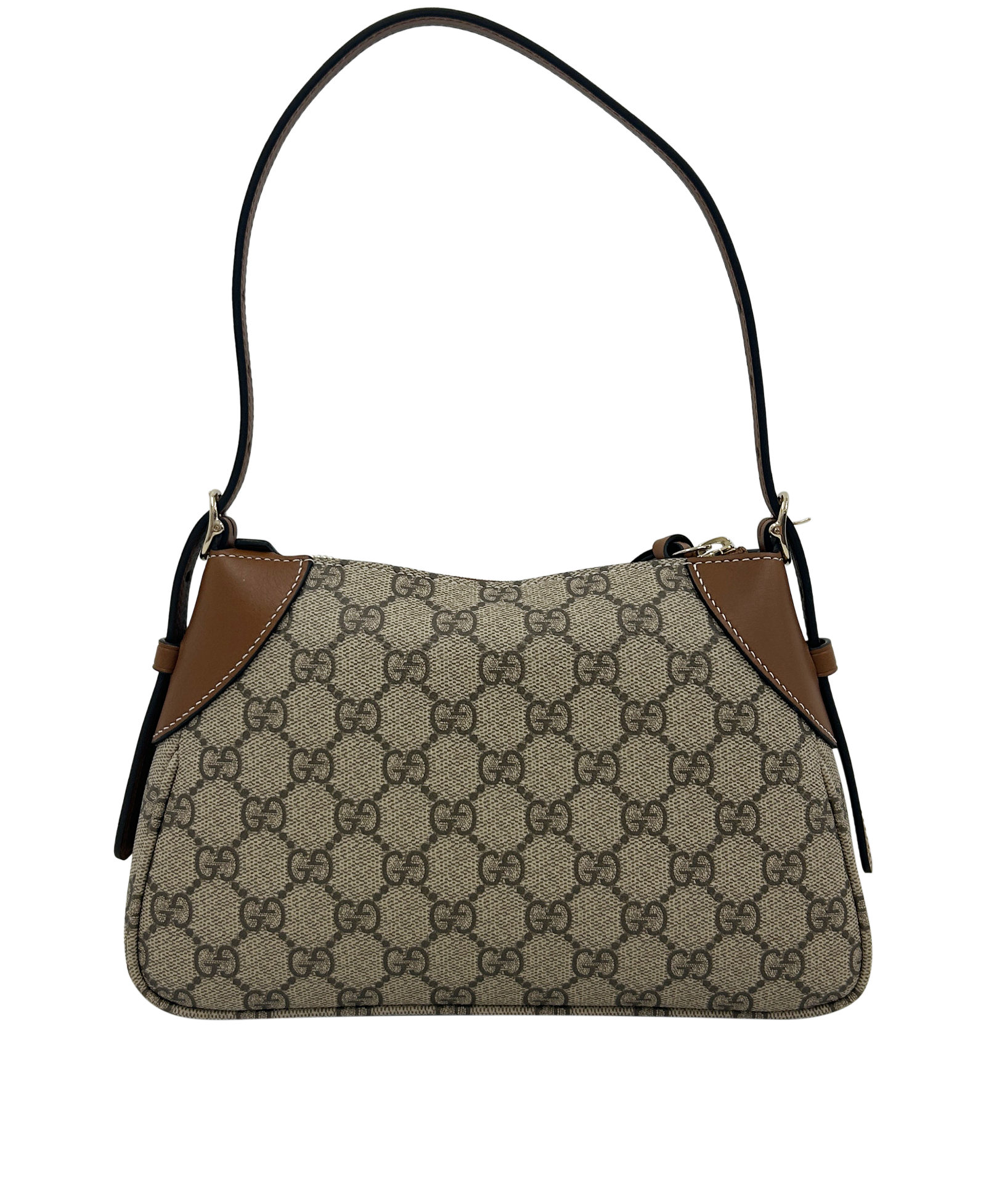 Emblem Small con Correa, 1.200&euro;, Bolso, Beige, Canvas - General, Vista trasera