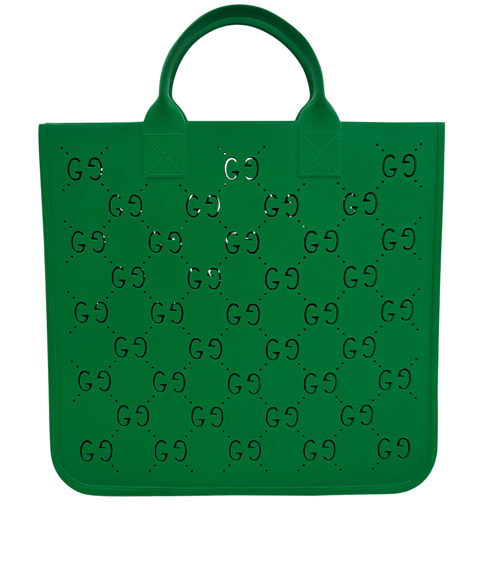 Tote, 420&euro;, Bolso, Verde, Polímero - Goma, Vista trasera