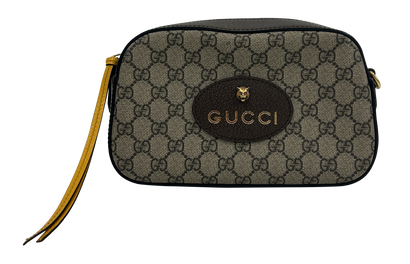 Camera Bag Tiger, 680&euro;, Bolso, Beige/Marrón, Canvas - General, Vista frontal