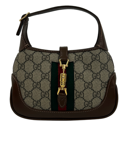 Jackie 1961 Mini, 1.300&euro;, Bolso, Marrón, Canvas - General, Vista frontal