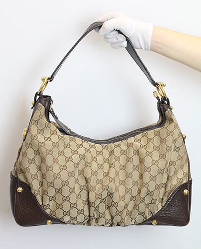 Jockey Hobo, 250&euro;, Marrón, Lona - General, Vista frontal