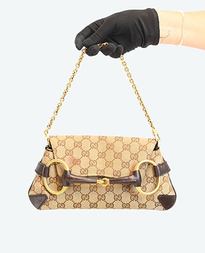 Pochette Horsebit, 120&euro;, Beige, Vista frontal