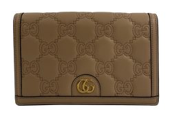 Mini Bolso GG, Matelasse, Piel, Rosa, 723787,DB, Box,4*
