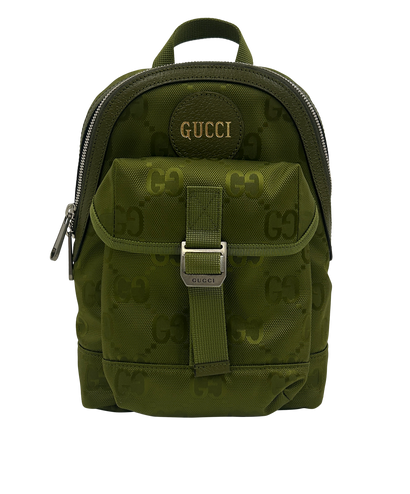 Mochila, 490€, Bolso, Verde, Polímero - Nylon, Vista frontal