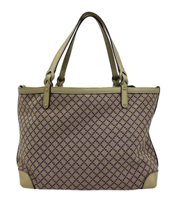 Tote, Tejido, Clutch, Beige/Morado,247209,3*