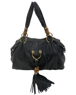 Bolso Bambu, Piel, Negro, 4, 228910