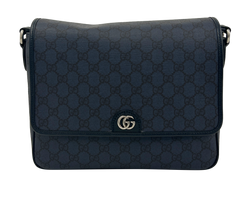 Ophidia Medium Messenger Bag,Canvas,GG,Azul,DB,4*