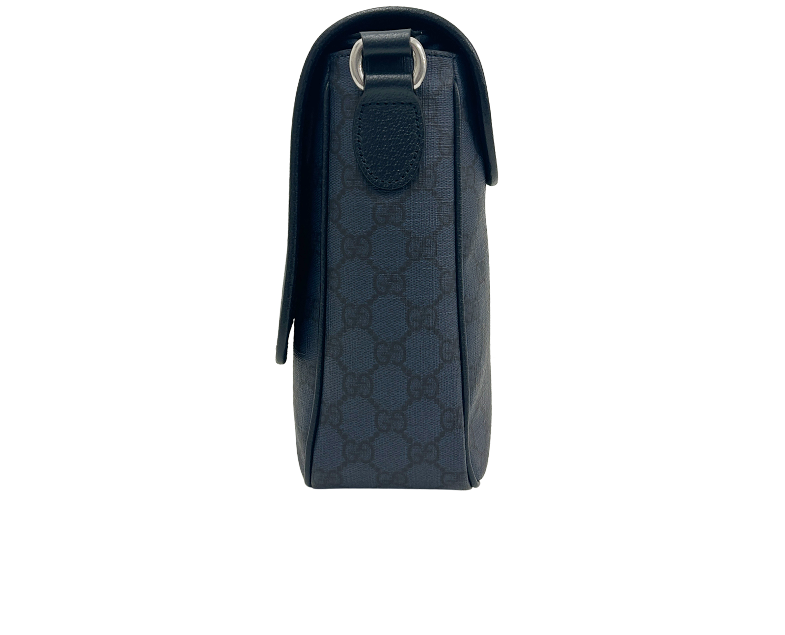 Ophidia Medium Messenger Bag, 890&euro;, Bolso, Azul, Canvas - General, Vista inferior