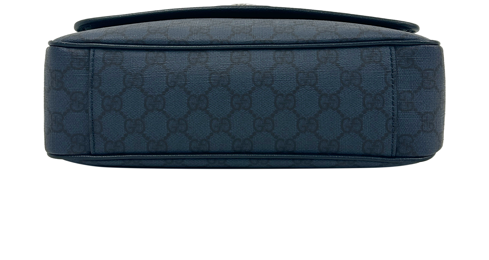 Ophidia Medium Messenger Bag, 890&euro;, Bolso, Azul, Canvas - General, Vista superior