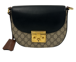 Padlock, Piel/Canvas GG, 453189,2*
