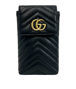 Bandolera,GG Marmont,Piel,Negro,3*,493075