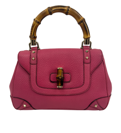 Bambu, 790&euro;, Bolso, Rosa, Animal - Piel, Vista frontal