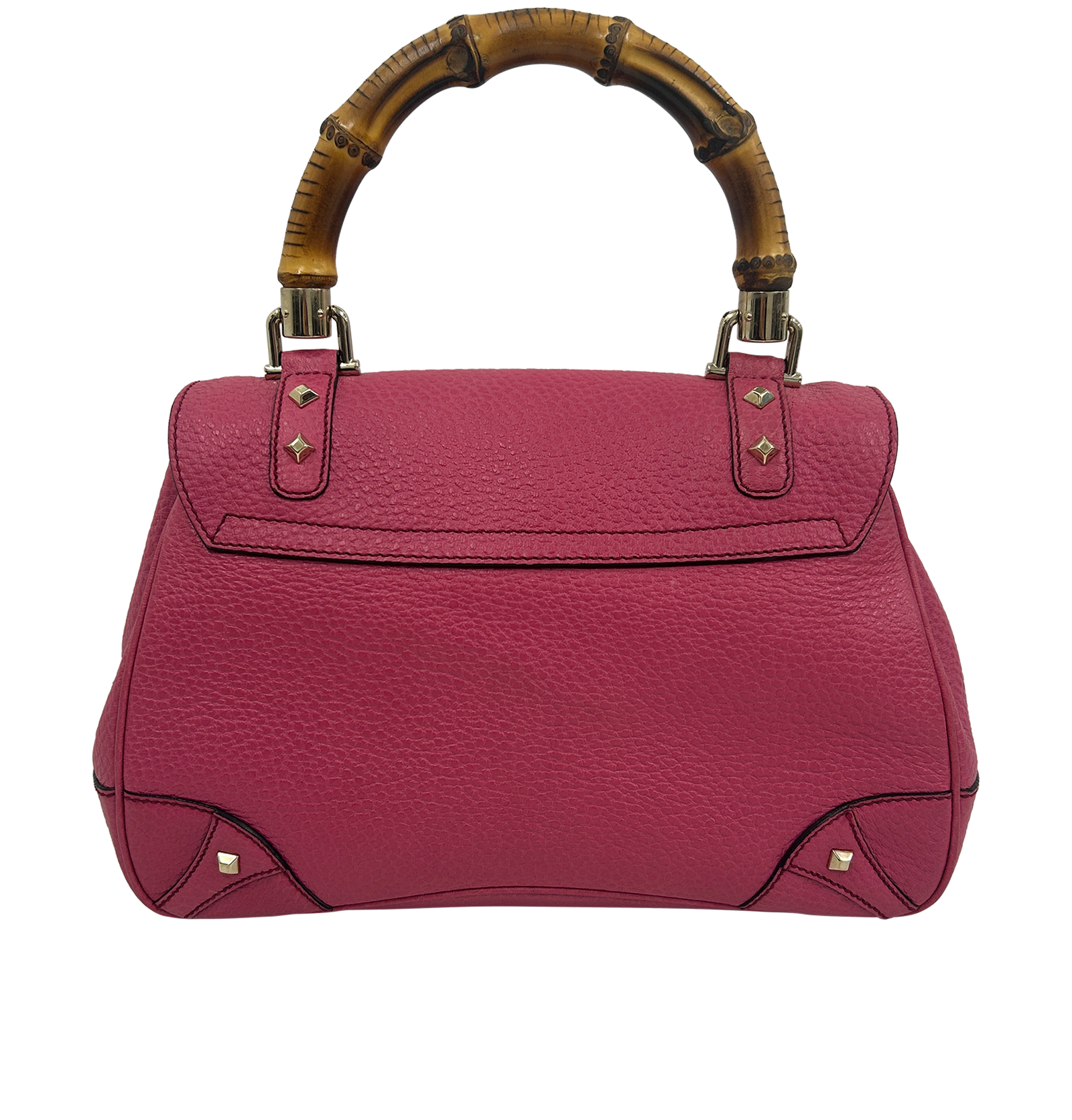 Bambu, 790&euro;, Bolso, Rosa, Animal - Piel, Vista trasera