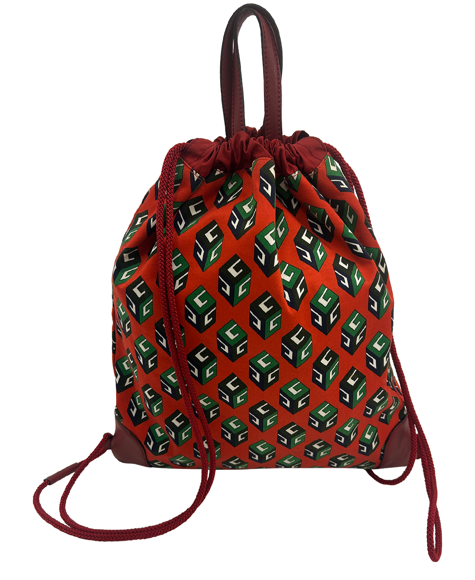 Mochila Neo, 520&euro;, Bolso, Naranja/Verde, Tejido - General, Vista trasera