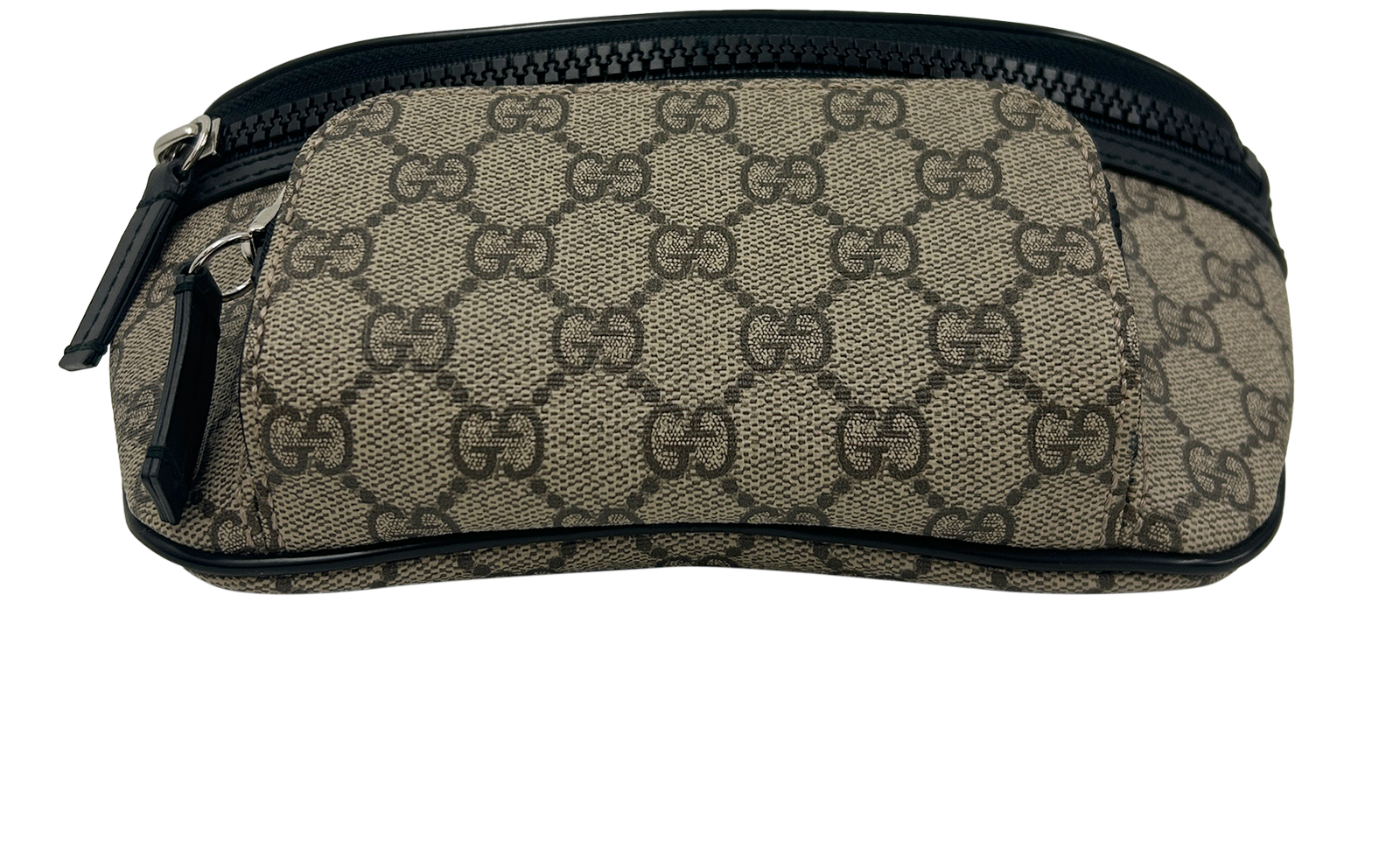 Riñonera Supreme, 650&euro;, Bolso, Gris/Negro, Canvas - General, Vista superior