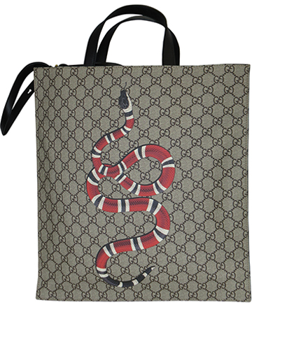 Shopping, 750&euro;, Bolso, Beige/Gris, Animal - Piel, Vista frontal