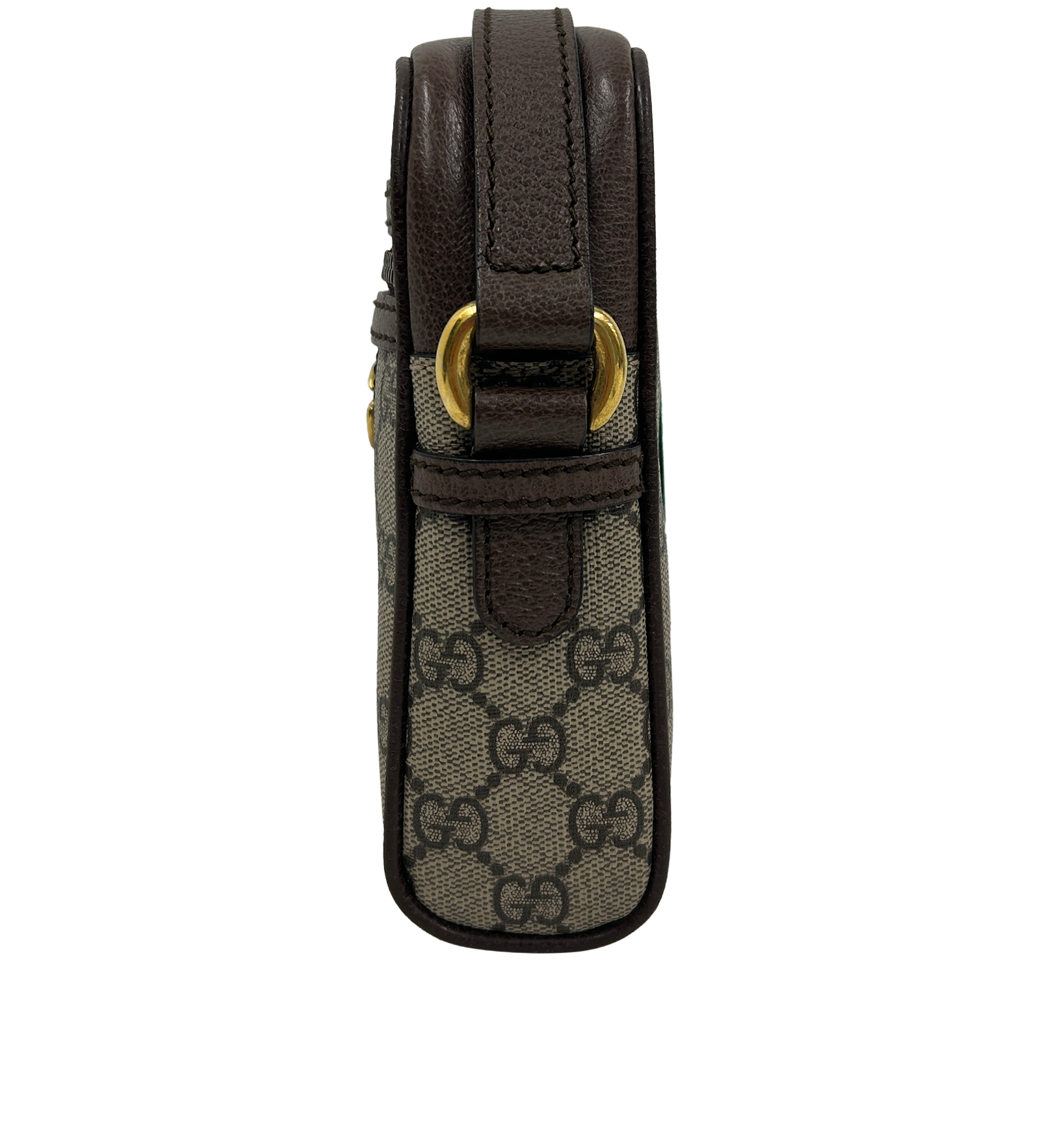 Crossbody Mini Ophidia, 690&euro;, Bolso, Gris, Canvas - General, Vista inferior