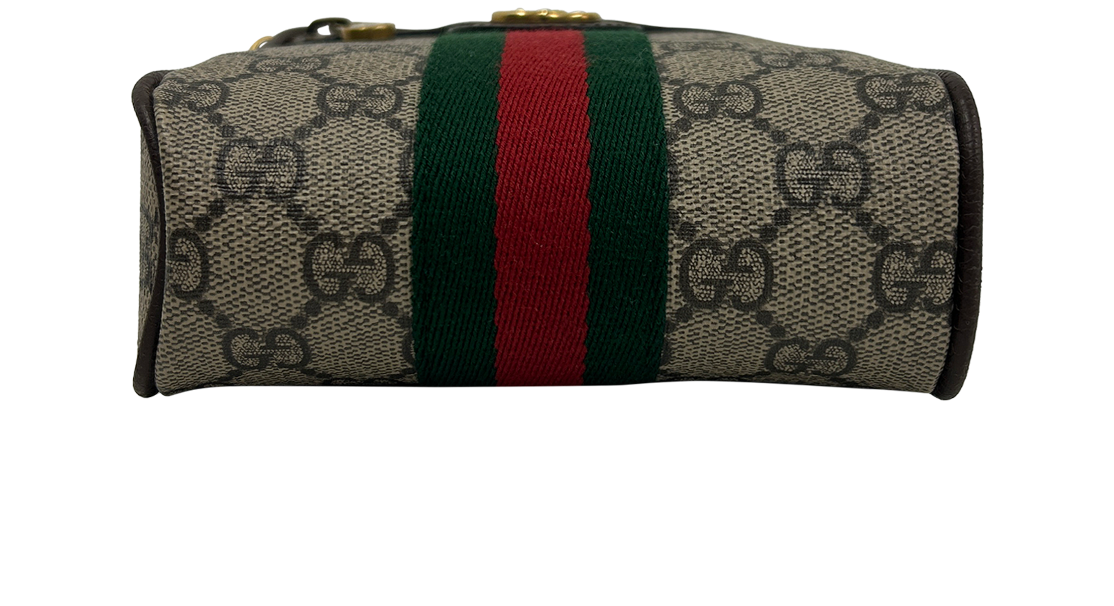 Crossbody Mini Ophidia, 690&euro;, Bolso, Gris, Canvas - General, Vista superior