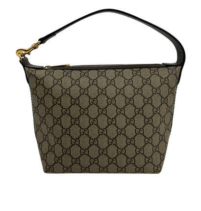 Ophidia Hobo Small, 990&euro;, Bolso, Marrón, Canvas - General, Vista frontal