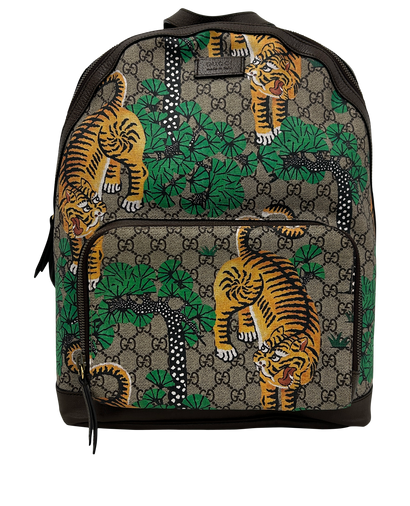 Mochila, 690&euro;, Bolso, Amarillo/Beige/Verde, Lona - General, Vista frontal