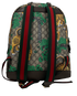 Mochila, 690&euro;, Bolso, Amarillo/Beige/Verde, Lona - General, Vista trasera