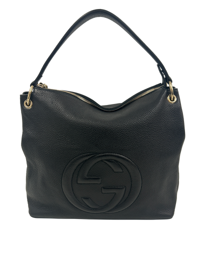 Soho Hobo Con Correa, 890&euro;, Bolso, Negro, Animal - Piel, Vista frontal