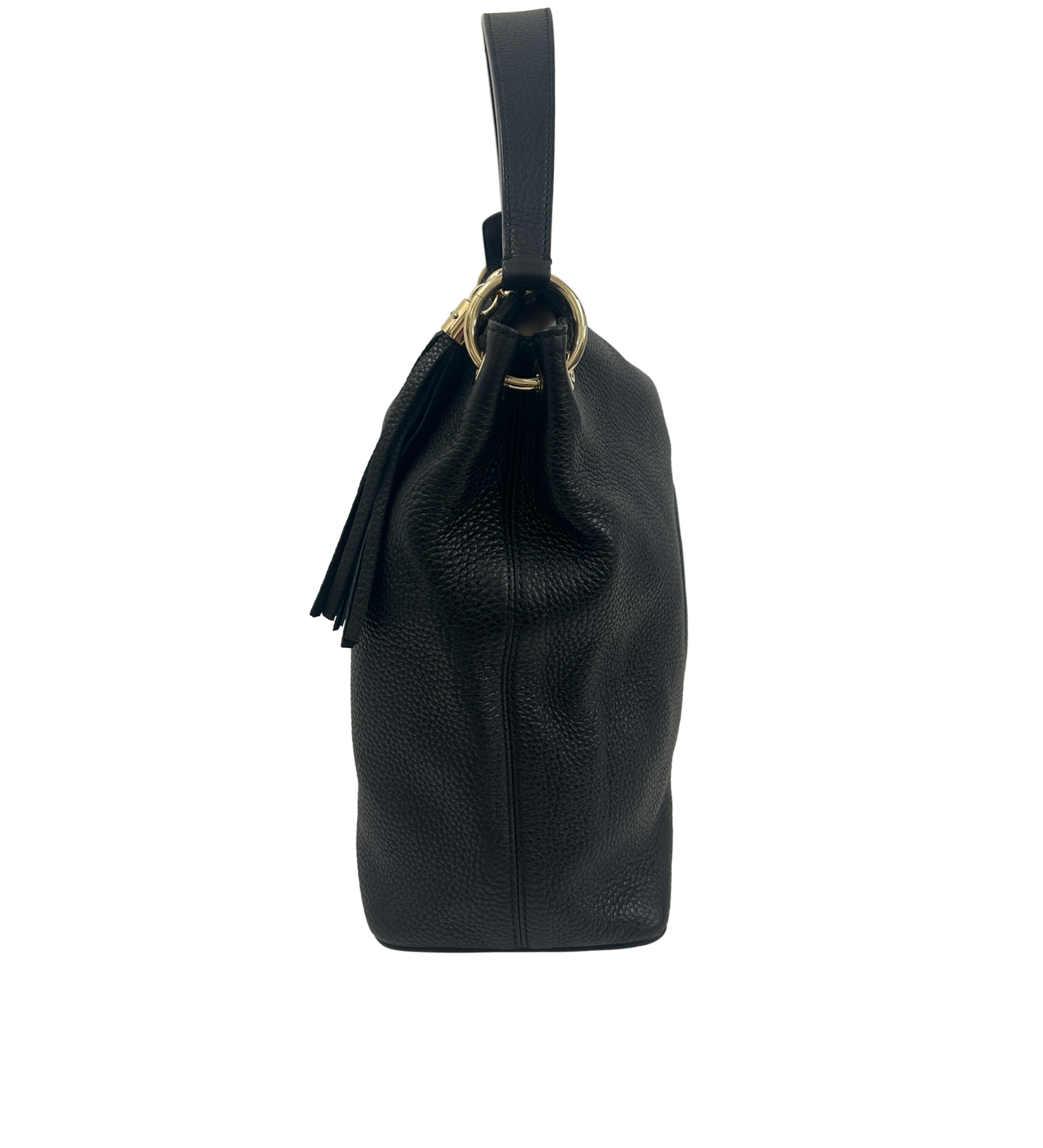 Soho Hobo Con Correa, 890&euro;, Bolso, Negro, Animal - Piel, Vista lateral