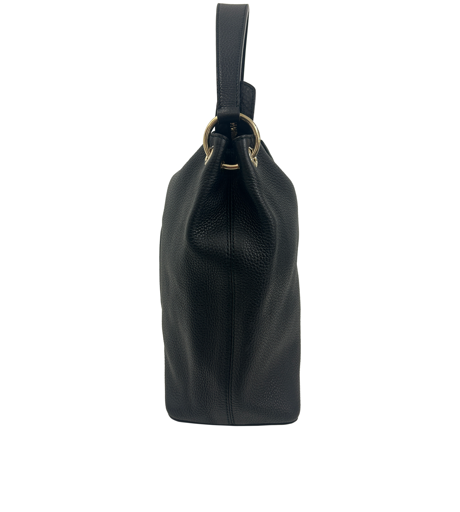Soho Hobo Con Correa, 890&euro;, Bolso, Negro, Animal - Piel, Vista inferior