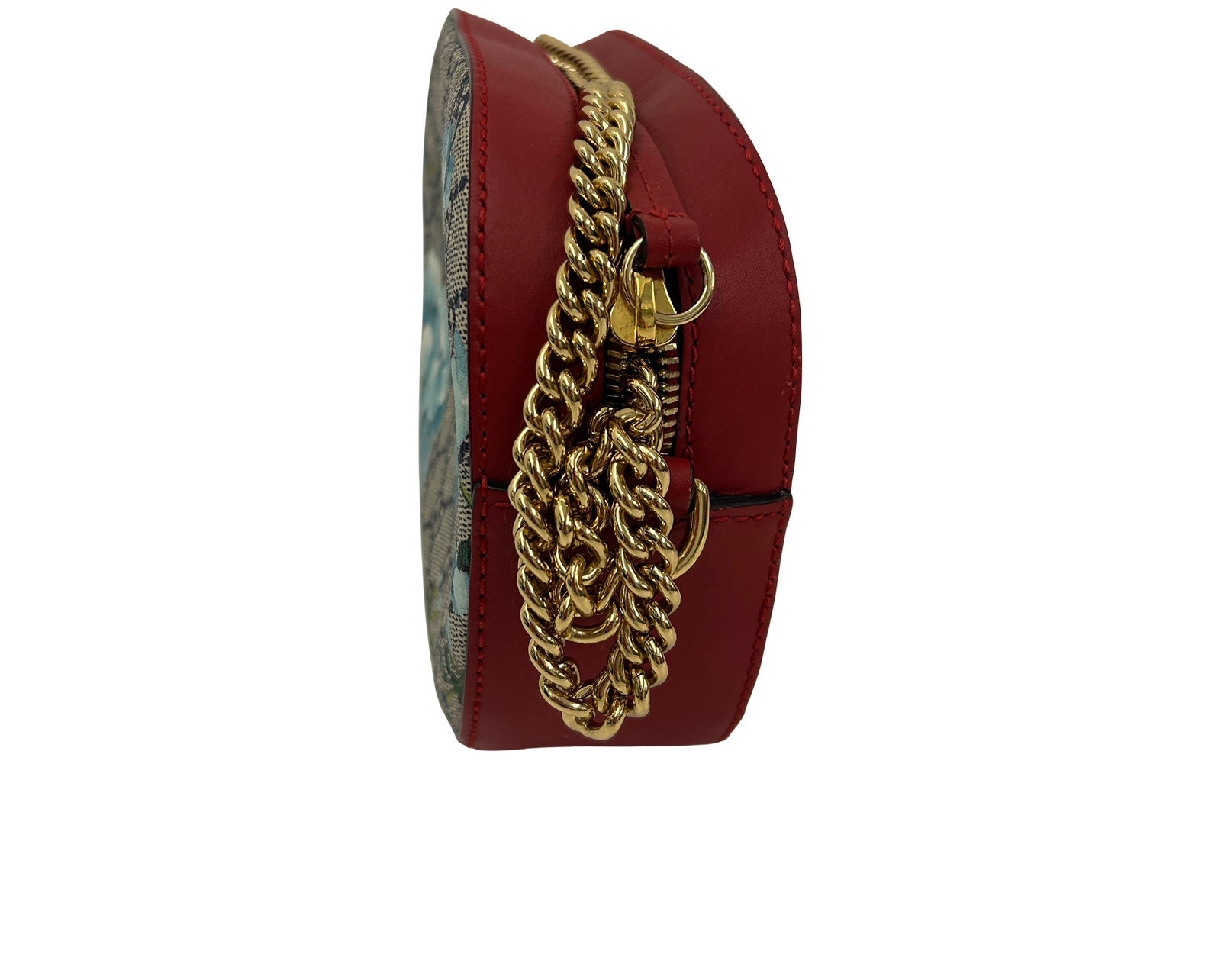 Bandolera GG Floral, 780&euro;, Bolso, Azul/Rojo, Canvas - General, Vista lateral