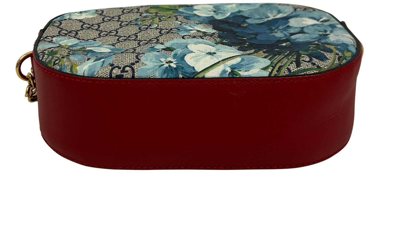 Bandolera GG Floral, 780&euro;, Bolso, Azul/Rojo, Canvas - General, Vista superior