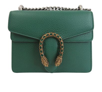Min Dionysus, 950&euro;, Bolso, Verde, Animal - Piel, Vista frontal