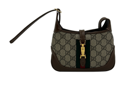 Mini Jackie, Canvas/Piel, Gris/Marron, 637092, 3*