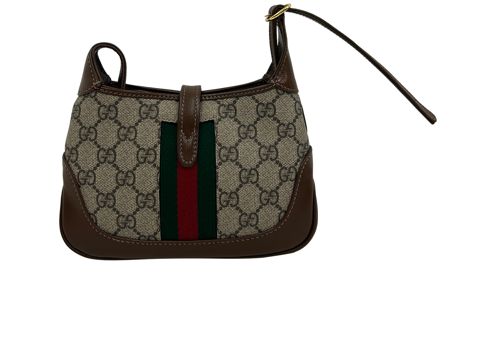 Mini Jackie, 1.100&euro;, Bolso, Marrón, Animal - Piel/Canvas - General, Vista trasera