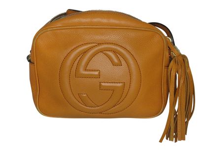 Disco Soho, 400&euro;, Bolso, Naranja, Animal - Piel, Vista frontal